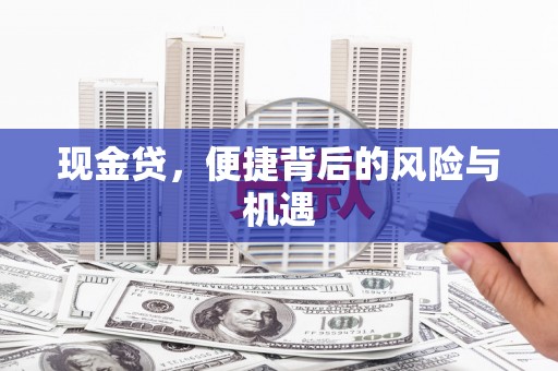 龙亭现金贷，便捷背后的风险与机遇