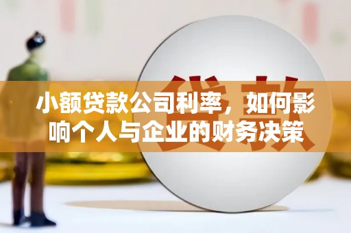 龙亭小额贷款公司利率，如何影响个人与企业的财务决策