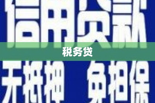 龙亭税务贷