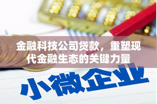 龙亭金融科技公司贷款，重塑现代金融生态的关键力量