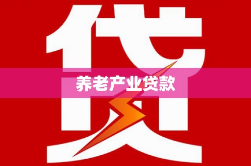 龙亭养老产业贷款