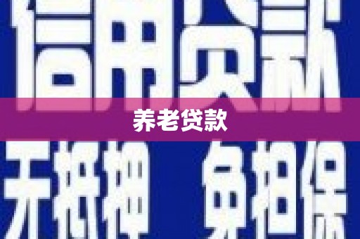 龙亭养老贷款