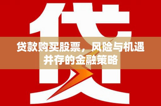 龙亭贷款购买股票，风险与机遇并存的金融策略